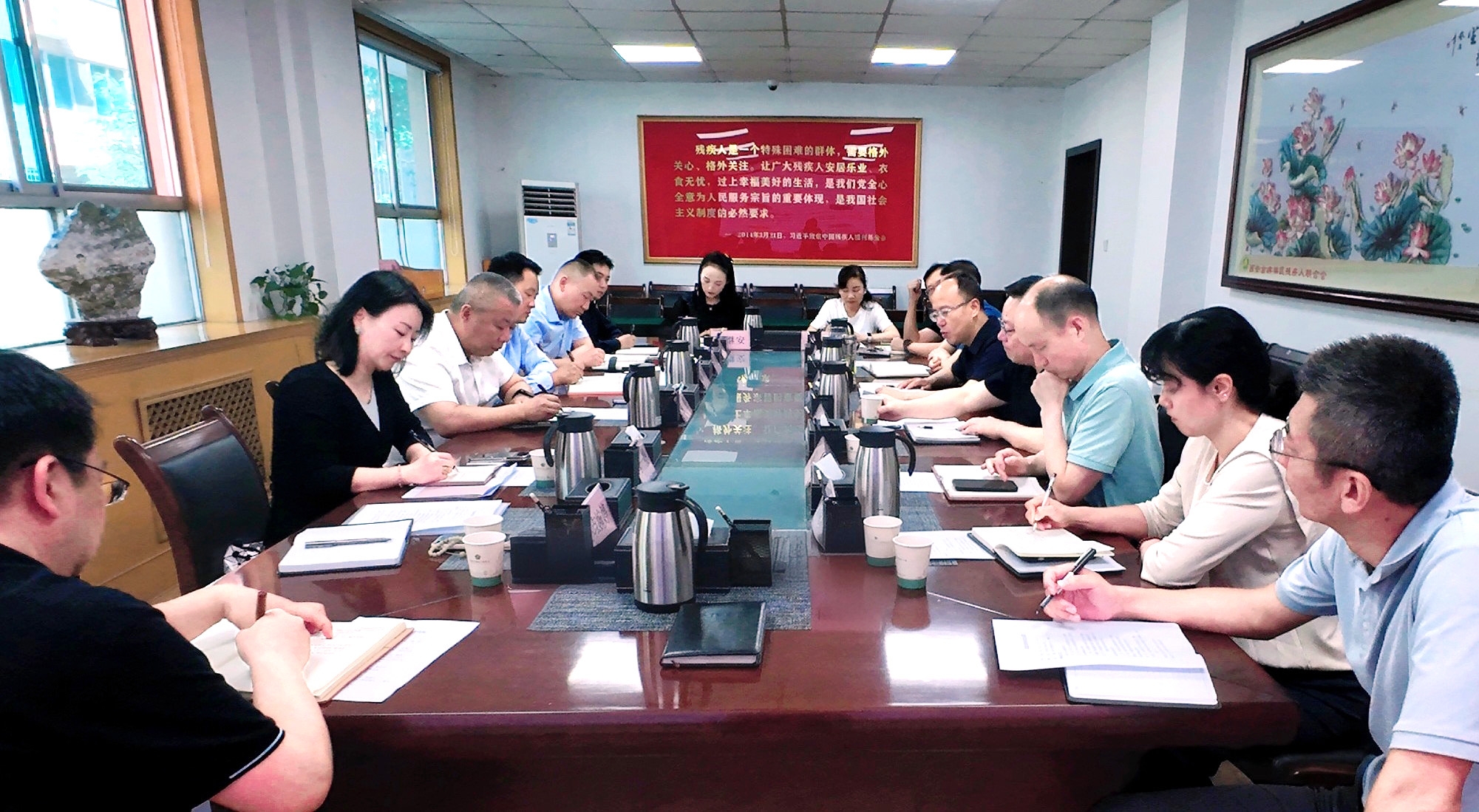 強盛一行赴西安市殘疾人聯(lián)合會開展專題調(diào)研——共商殘疾人康復(fù)養(yǎng)老事業(yè)發(fā)展，探索科技助殘服務(wù)新模式